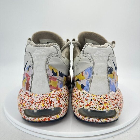 Nike Air Max 95 Women Size 7.5 918413-004 Confetti Vast Grey Midnight Navy Shoes - Picture 6 of 14